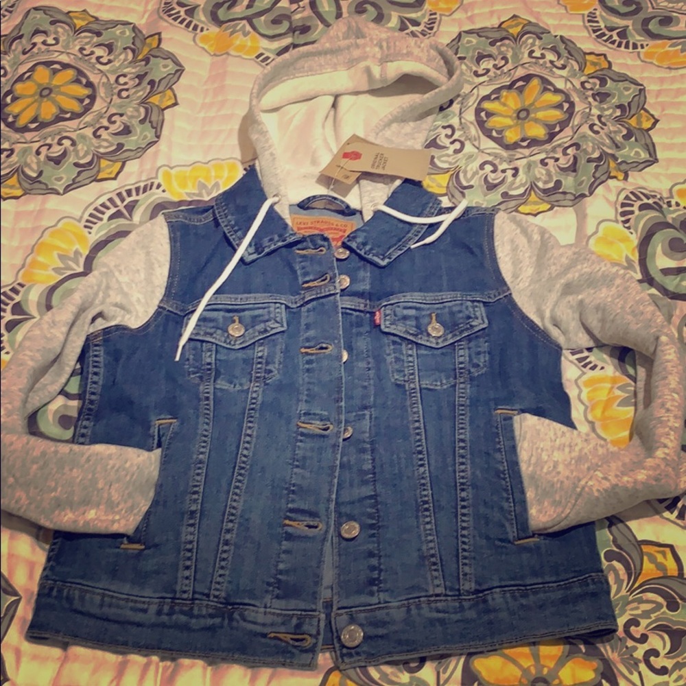 Levi’s Jean jacket with hood
